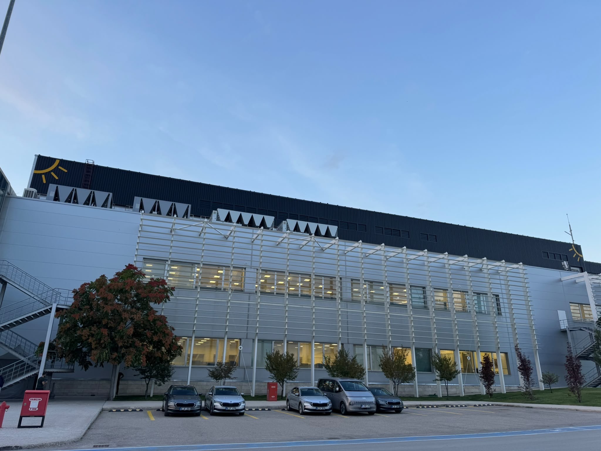 ASELSAN Gölbaşı facility exterior photographed in natural daylight